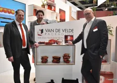 Rene Bos, Willem Kooijman, and Marnix van Kooij with Van De Velde Packaging.
